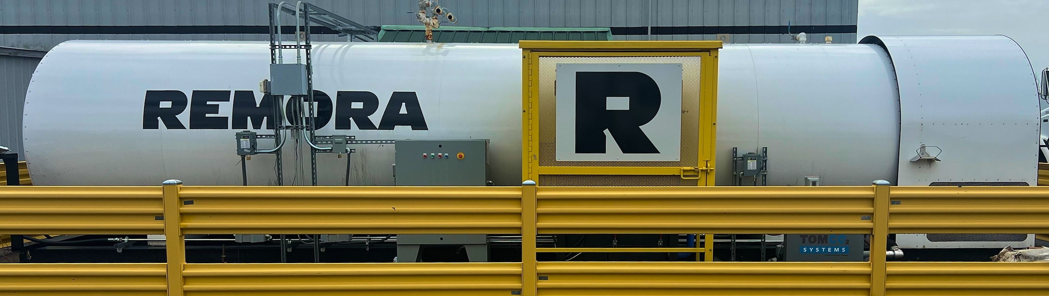 Remora modular carbon capture unit at the company's Wixom, Michigan facility